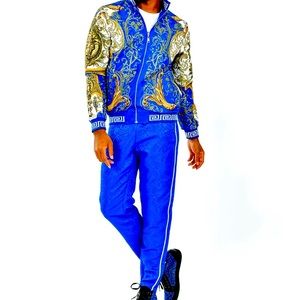 Designer sweat suit 2 Pc set outfit track suit